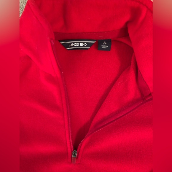Lands End women’s fleece 1/4 zip, never worn, size S - Picture 3 of 4